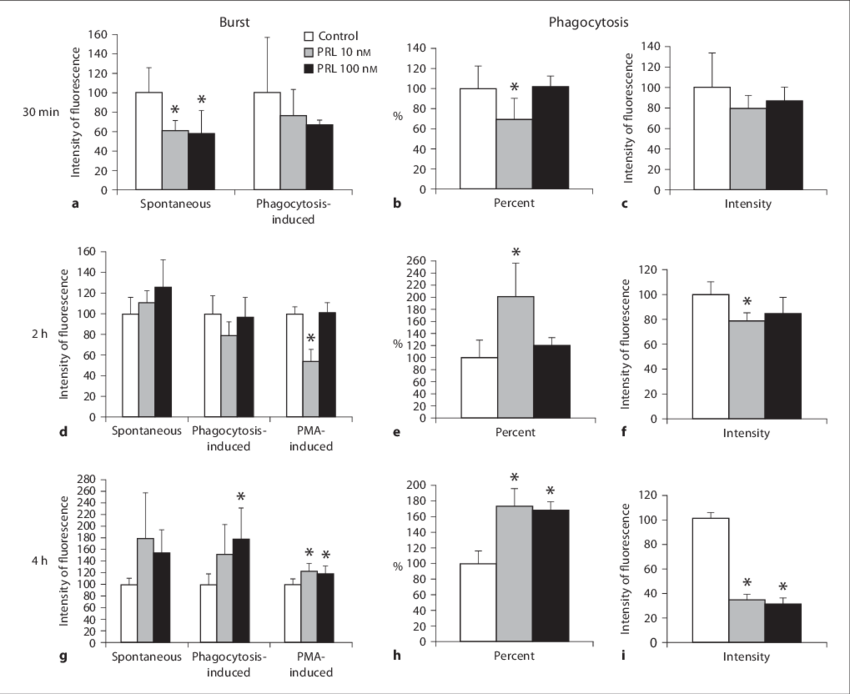 Effects Of Prl In Vitro Upon Macrophage Activity - Thin Film (850x694), Png Download