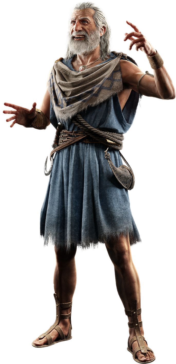 Barnabas - Assassin's Creed Odyssey Characters (700x1451), Png Download