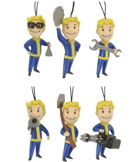 Fallout Christmas Ornaments Vault Boy - Fallout Xmas Vault Boy (600x600), Png Download