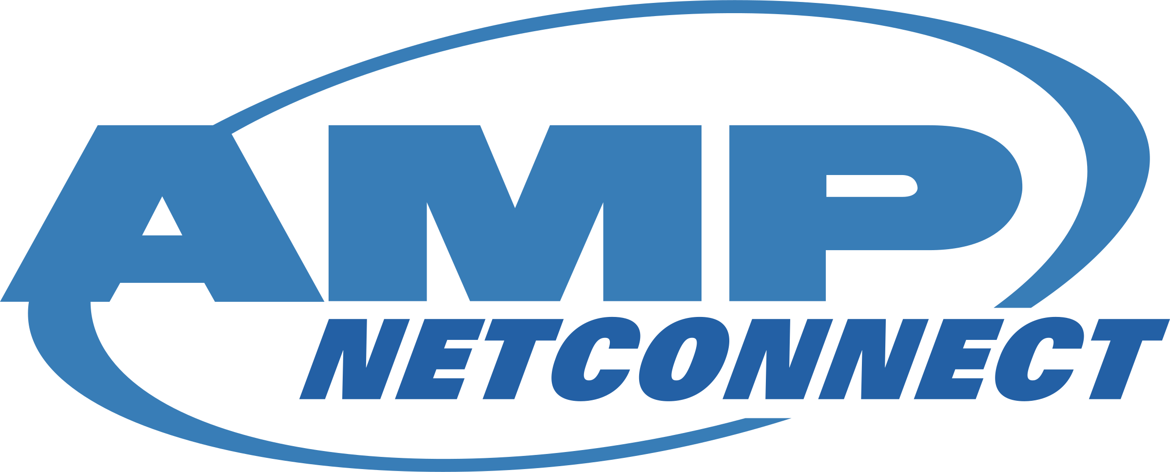 Amp Netconnect Logo Png Transparent - Logo Amp Net Connect (2400x968), Png Download