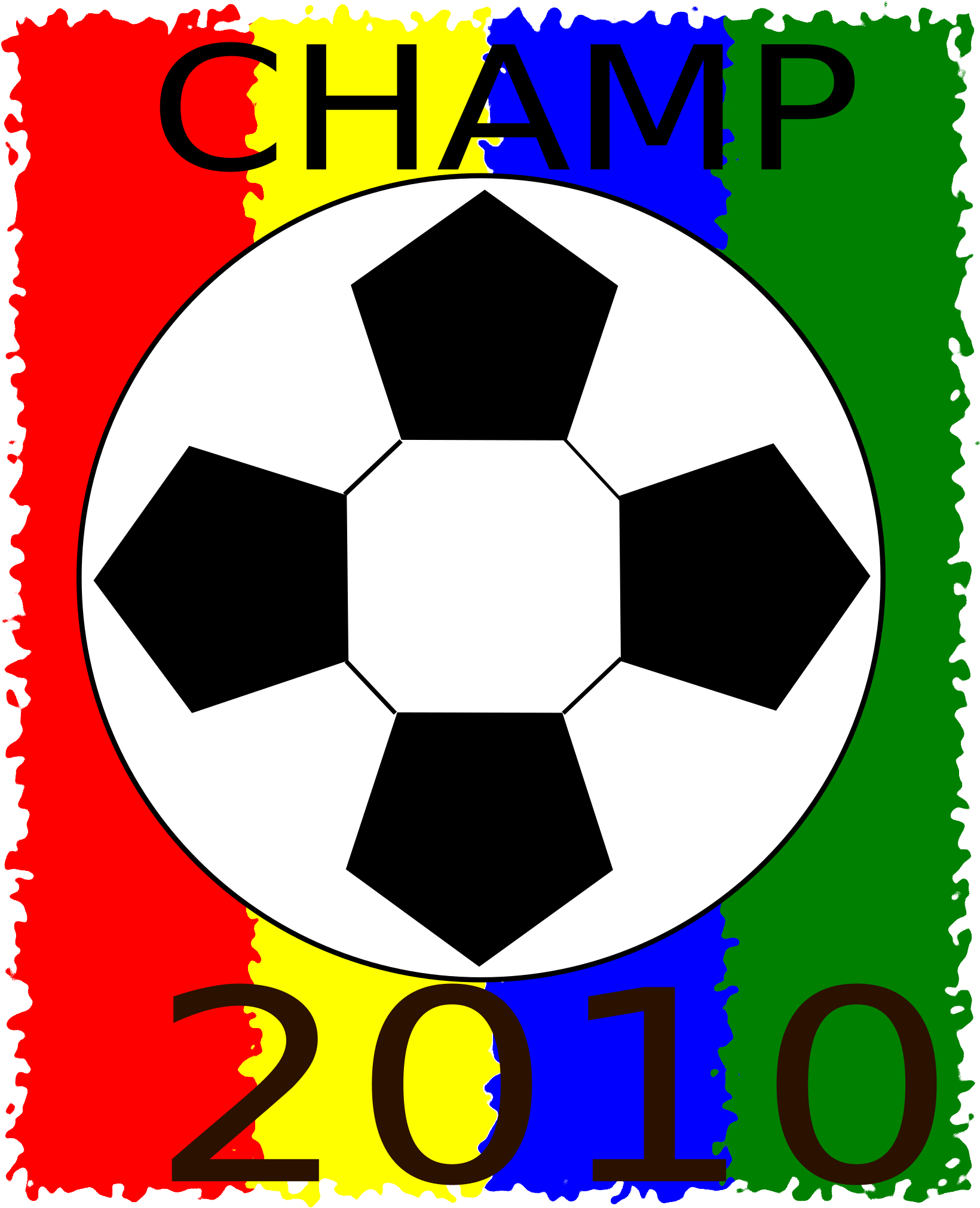 This Free Icons Png Design Of Champ Football 2010,soccer,bujung (1697x2400), Png Download