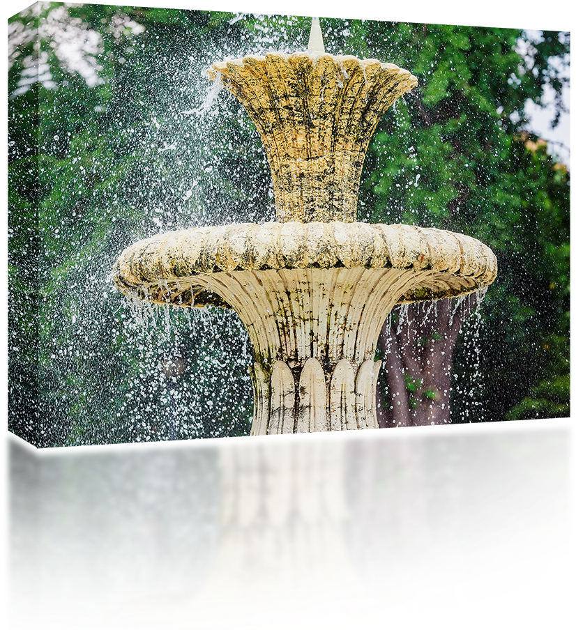 Summer Fountain - Water (1024x1024), Png Download