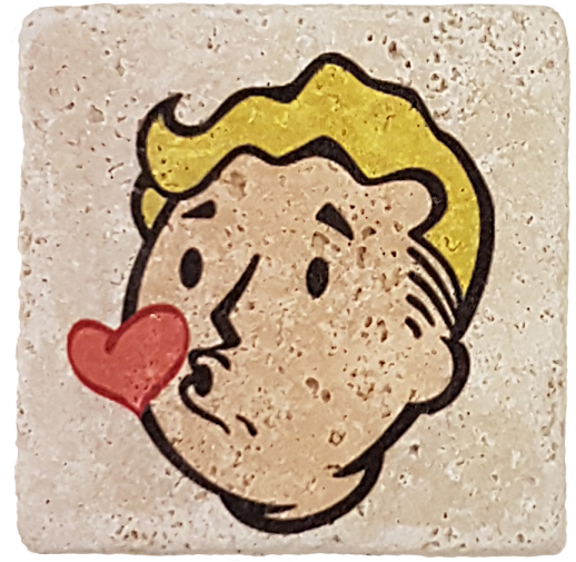 Fallout Slab Tab Vault Boy Kiss - Fallout Shelter (600x600), Png Download