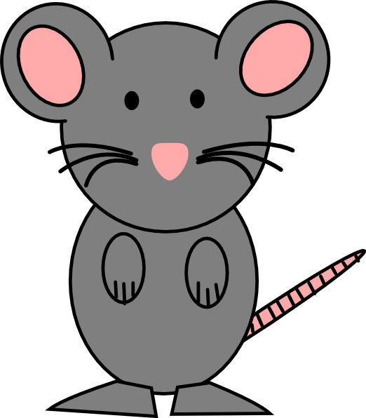 Cartoon Mouse Clip Art - Mouse Cartoon Clipart (522x596), Png Download