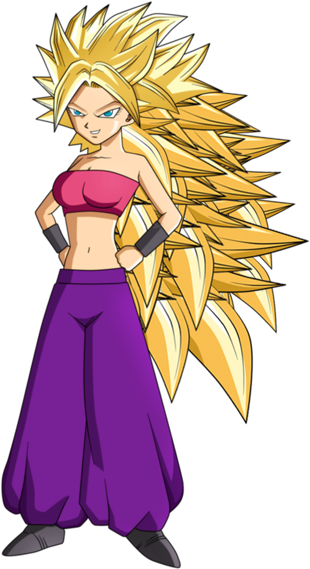 Hop' Http - Dragon Ball Super Caulifla Ssj Blue (692x1154), Png Download