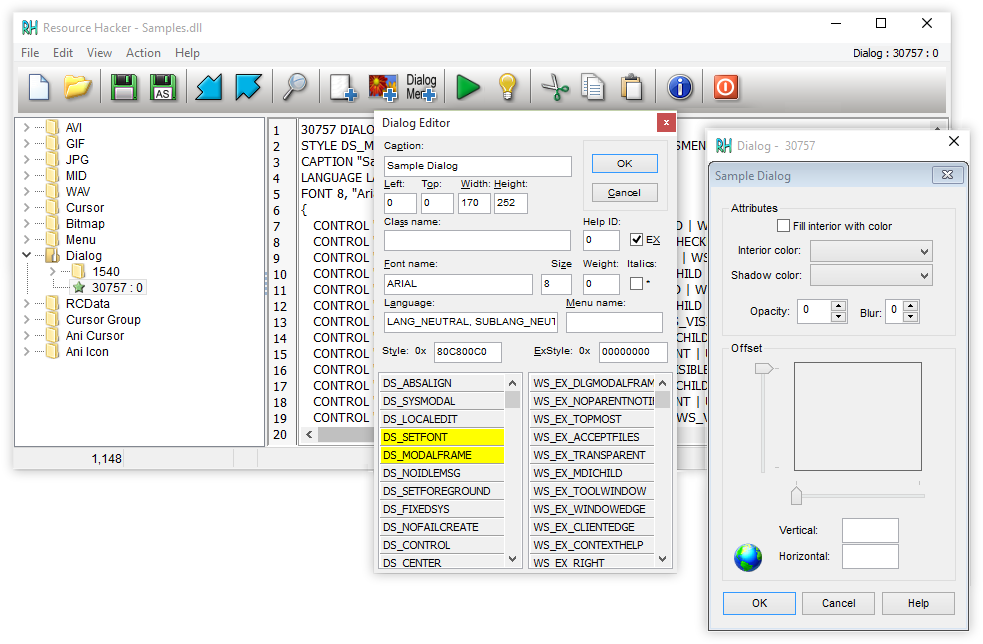 Resource Hacker 4.5 30 (983x644), Png Download
