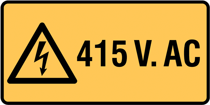 Brady Landscape Warning Signs - Electrical Hazard Signs - Main Switch W/picto (800x800), Png Download