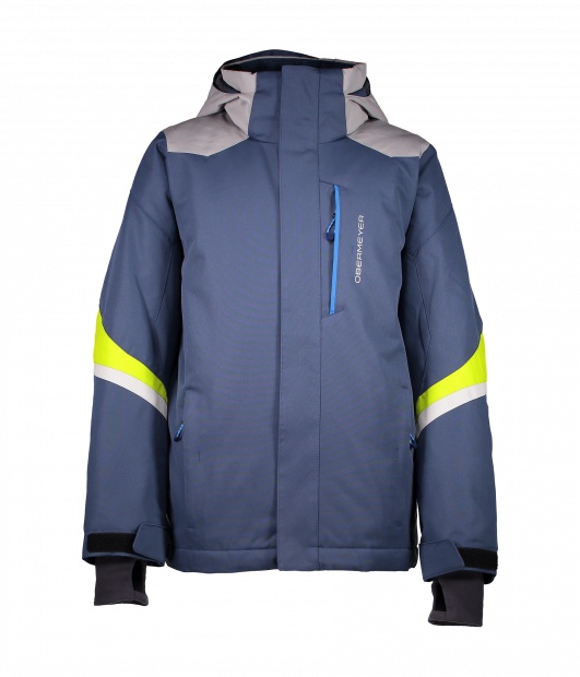 Obermeyer Teen Boys Fleet Winter Jacket In Trident - Obermeyer (531x620), Png Download