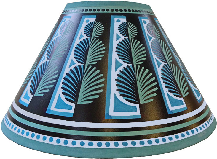 Topiary Lampshade - Green Blue - Guidecraft Usa Inc. (850x560), Png Download