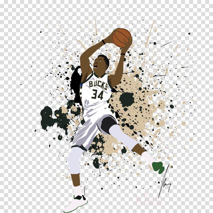 Nba 2k19 Clipart Milwaukee Bucks Nba 2k19 2017 18 Nba - Giannis Antetokounmpo Cartoon (900x900), Png Download