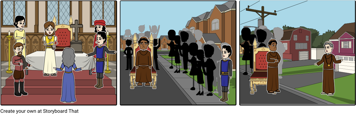 Ang Kuba Ng Notre Dame - Kuba Ng Notre Dame Storyboard (1164x385), Png Download