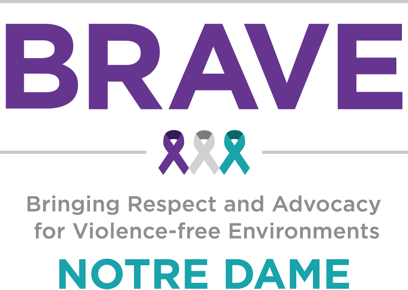 Notre Dame Brave Logo - Bravery Trust Logo (807x575), Png Download