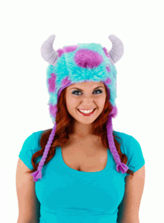 Monsters University Sulley Deluxe Hoodie At Cosplay - Sulley Deluxe Hoodie Hat (900x900), Png Download