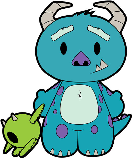 Hello Monster By Patrick Hayes On Unamee - Monsters, Inc. (640x800), Png Download