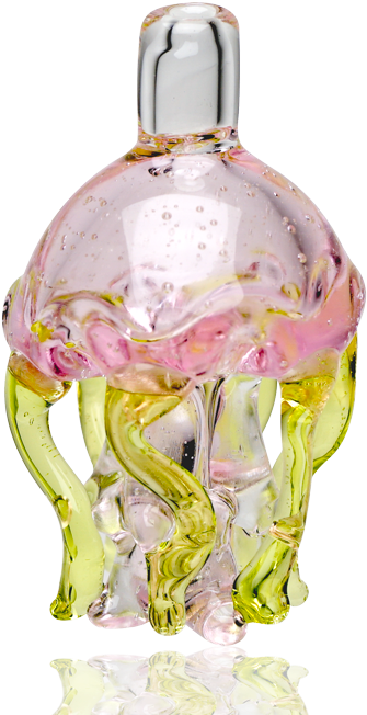 Uv Jellyfish Carb Cap - Glass Bottle (800x800), Png Download