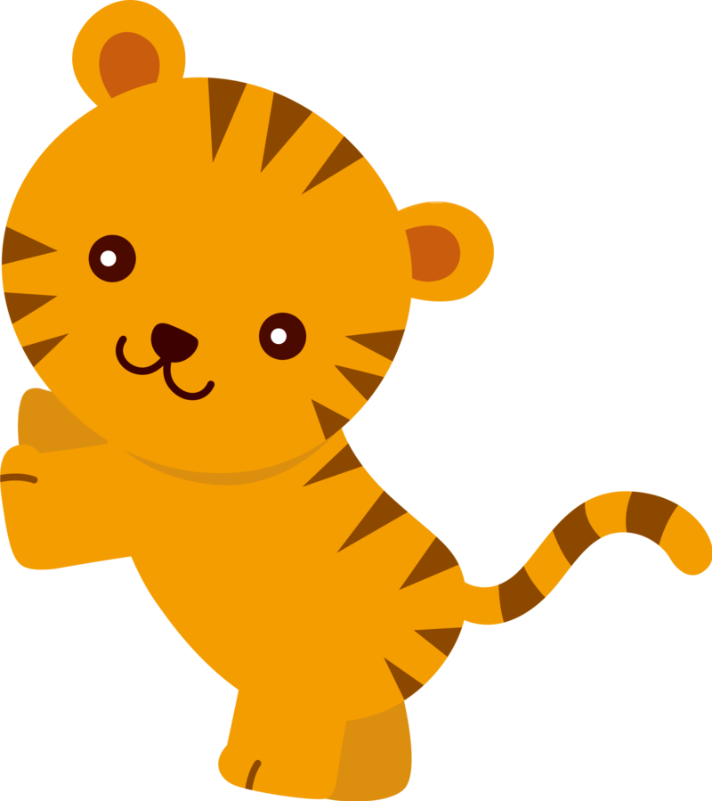 Jungle Animals Clipart Png (800x899), Png Download