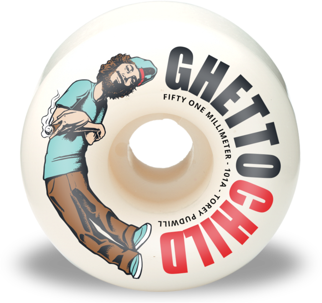 Torey Pudwill - Ghetto Child T-puds Og Skateboard Wheels - 51mm (927x1024), Png Download