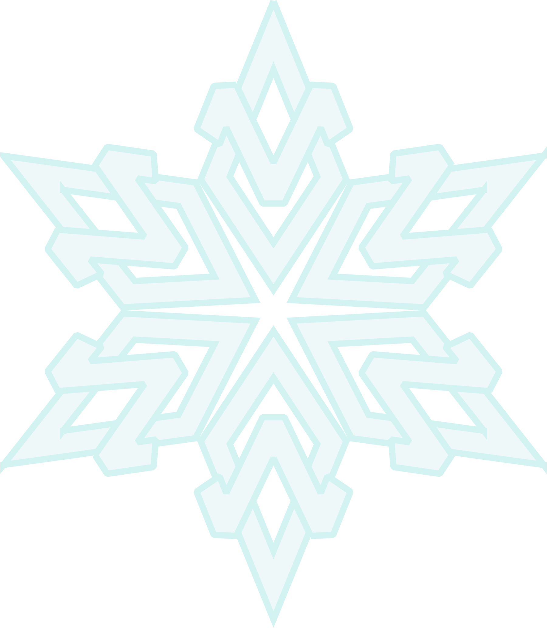 This Free Icons Png Design Of Snowflake 12 (1800x2064), Png Download