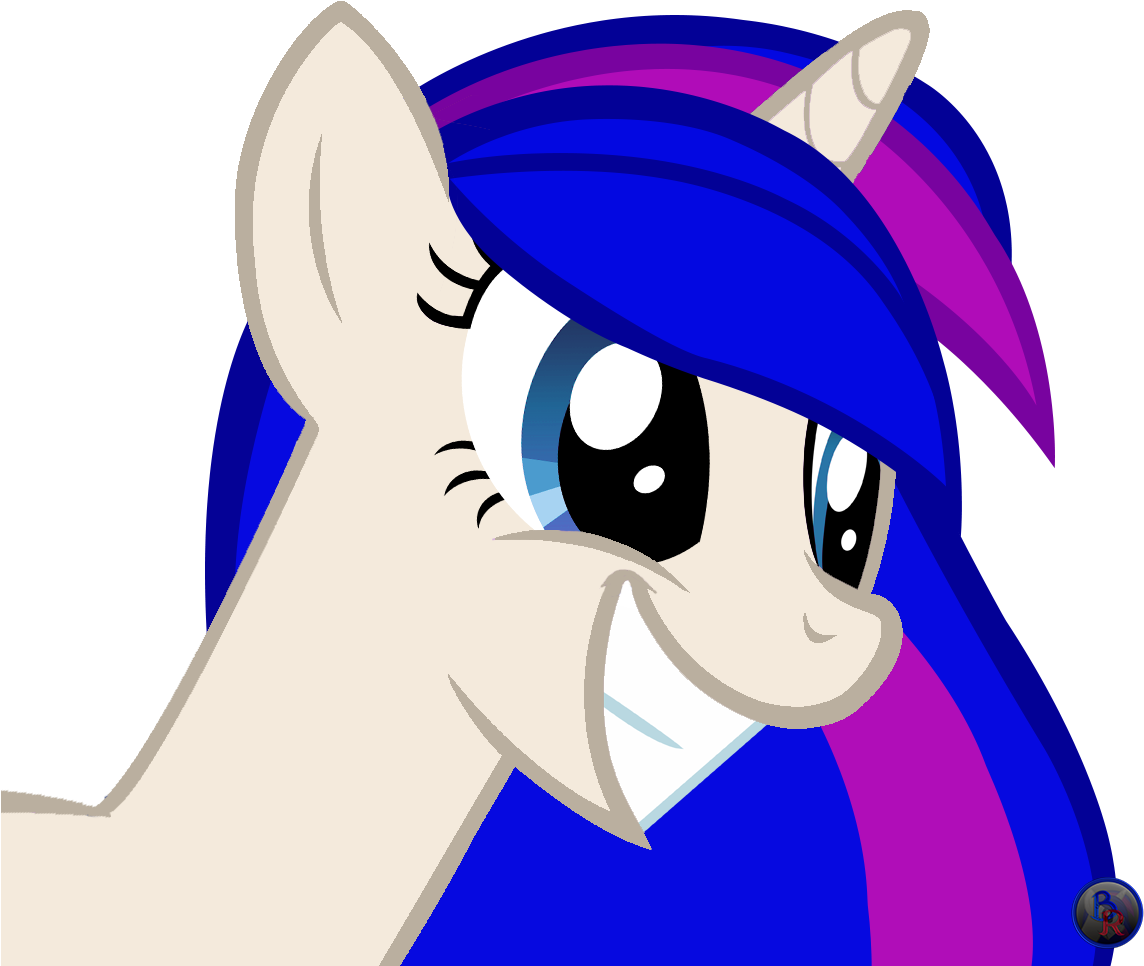 Mlpblueray, Blueray, Oc, Oc Only, Pony, Safe, Smiling, - Smiling Unicorn (1158x994), Png Download