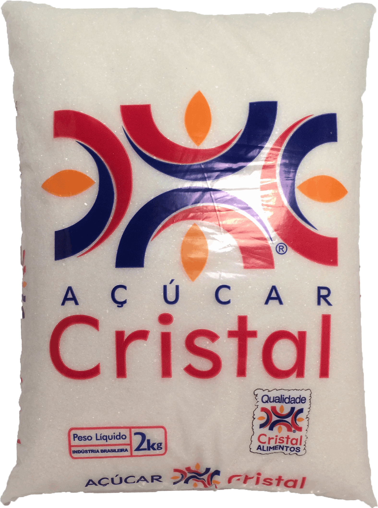 Açúcar Cristal 2kg - Arroz Cristal (1605x2121), Png Download