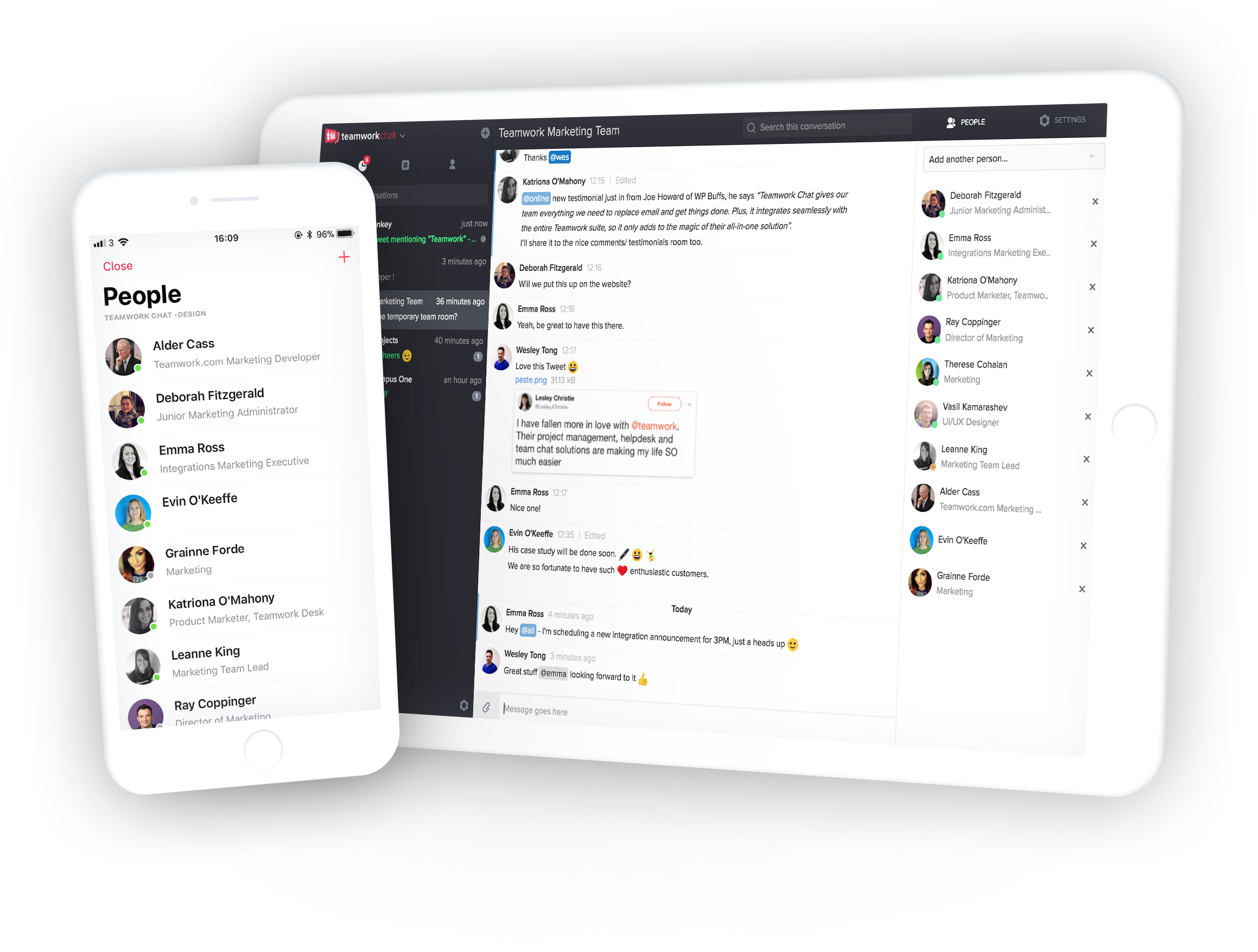 Teamwork Chat - Teamwork.com (2318x1754), Png Download