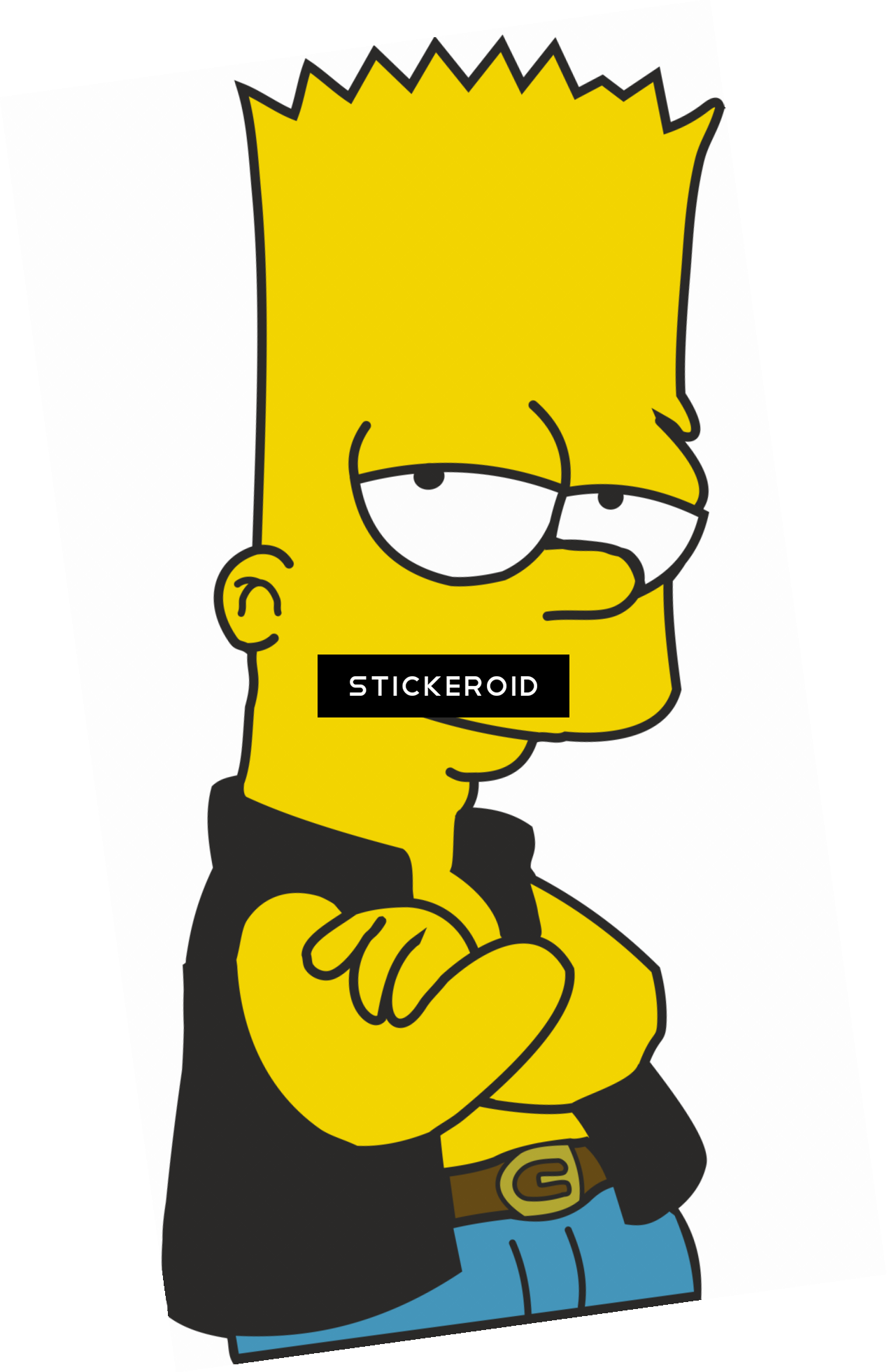 Bart Simpson (1268x1962), Png Download