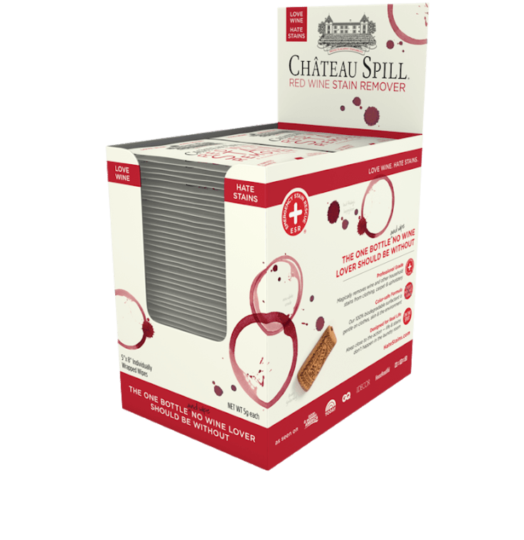 Chateau Spill Red Wine Stain Remover - Carton (919x919), Png Download