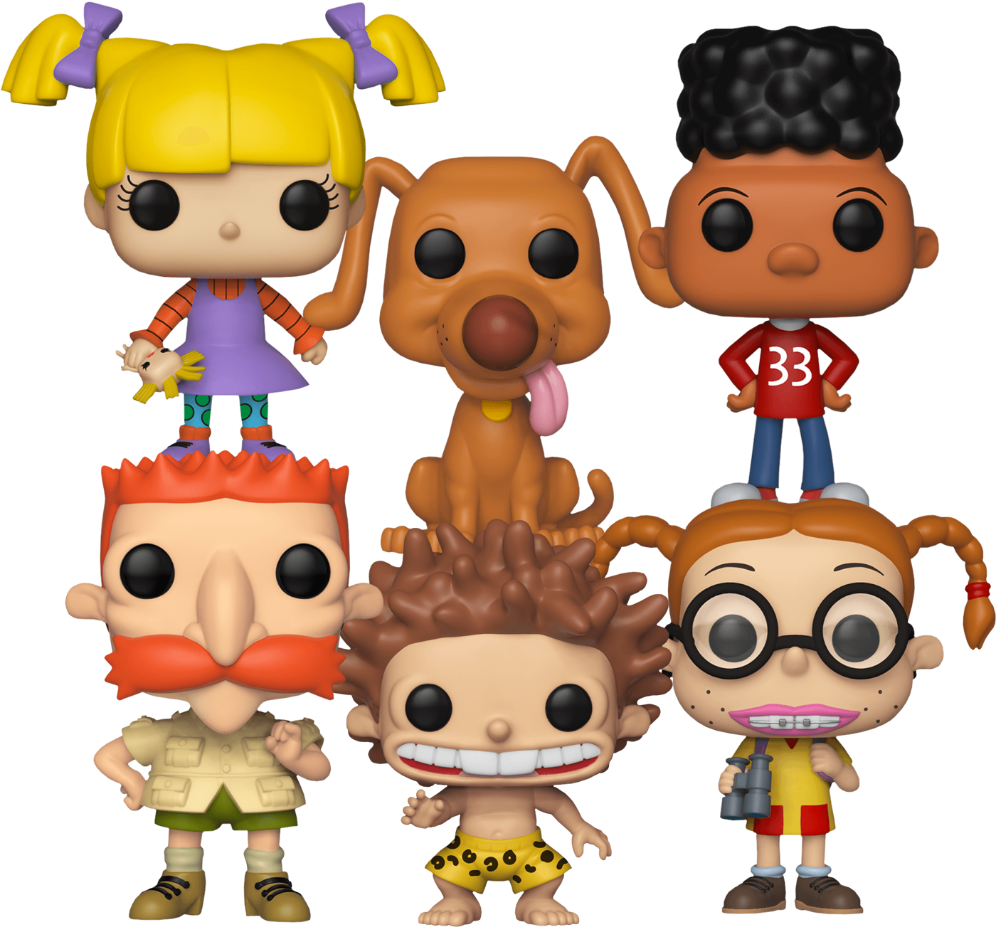 Rugrats Go Wild Funko Pop Vinyl Bundle - Funko Pop Rugrats (1400x1303), Png Download