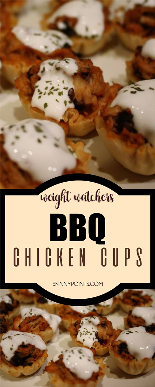 1 Weight Watchers Friendly Bbq Chicken Cups - Chocolate (600x1260), Png Download