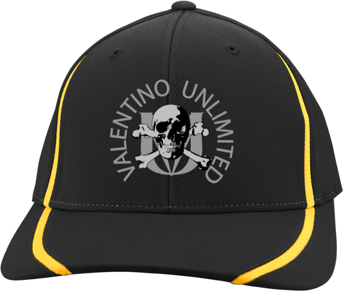 Skull And Crossbones Logo Stc16 Sport-tek Flexfit Colorblock - Kettle Falls High School Bulldogs Flexfit Performance (1155x1155), Png Download