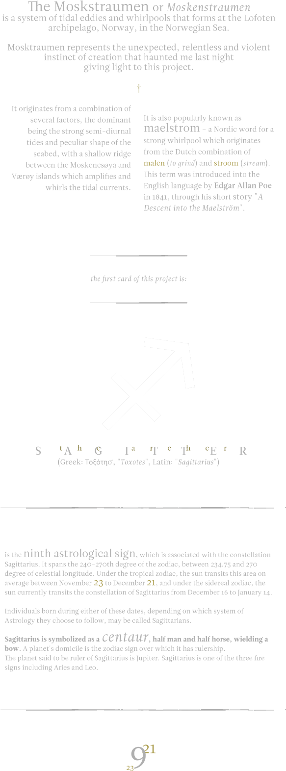 A Zodiac Instinct - Document (600x1734), Png Download