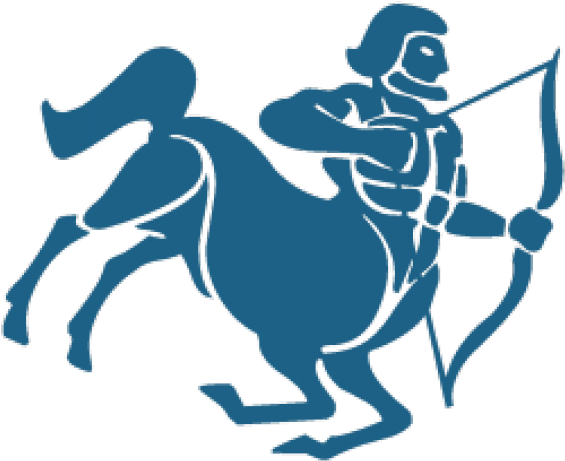 Sagittarius Clipart Cool - Power Of The Zodiac Sagittarius 3x3stickers (640x480), Png Download