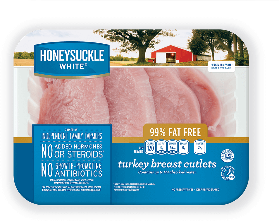Honeysuckle White 99% Fat Free Fresh Turkey Breast (1024x870), Png Download