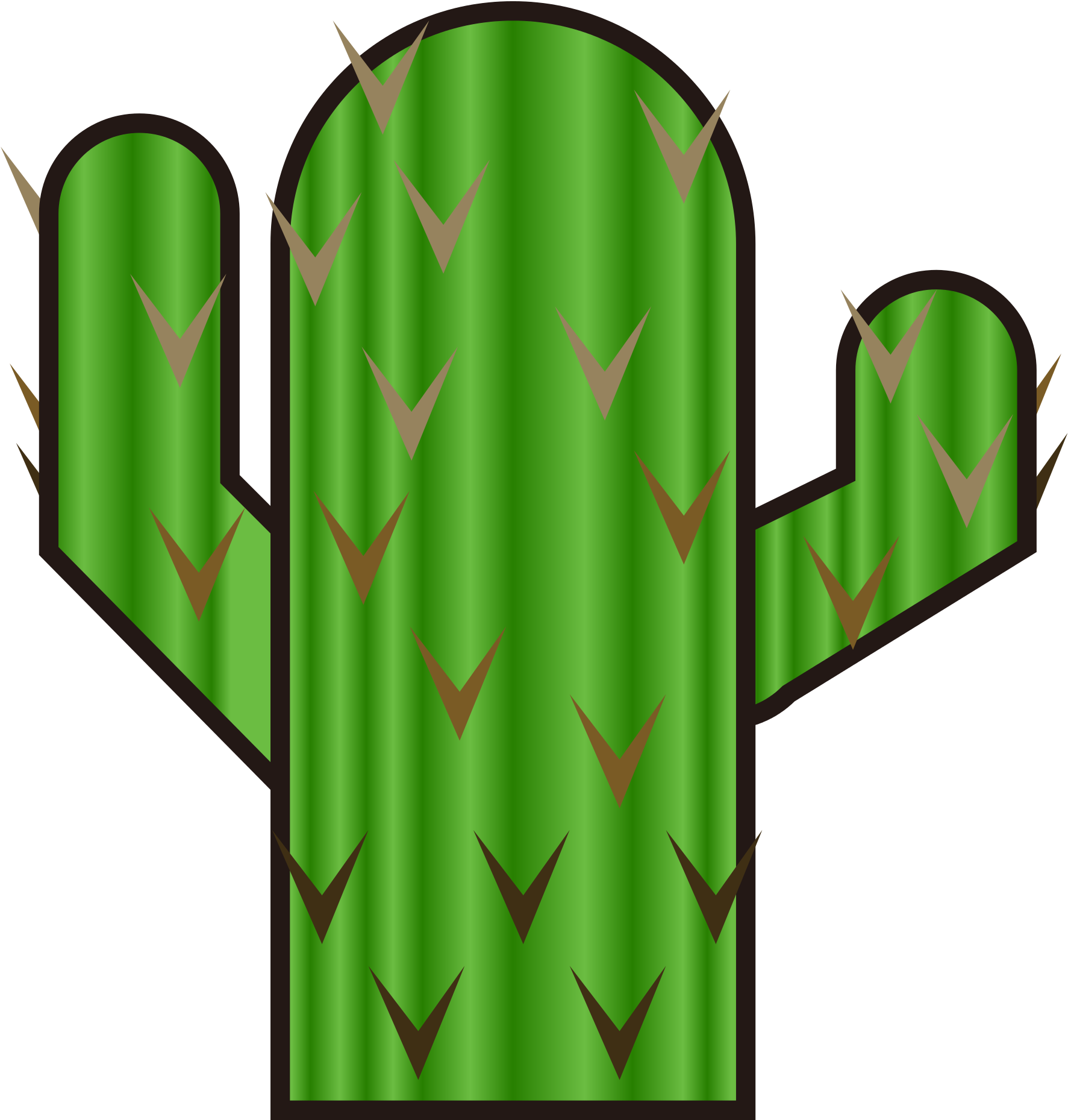 Cactus Svg - Emoji Png Cactus (2000x2000), Png Download