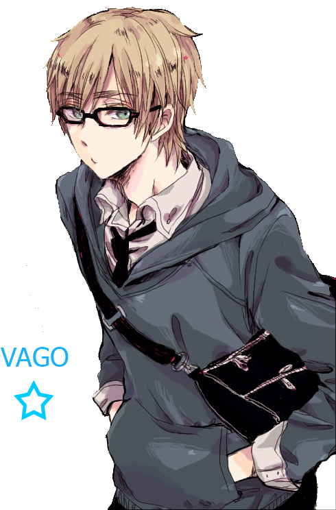 Anime Male Glasses - Anime Guy With Glasses (500x743), Png Download