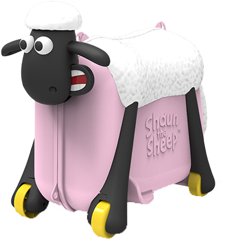 Shaun - Shaun Das Schaf Koffer (800x533), Png Download