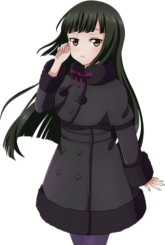 Not Idolized - Love Live Sakura Kurobane (1024x1024), Png Download