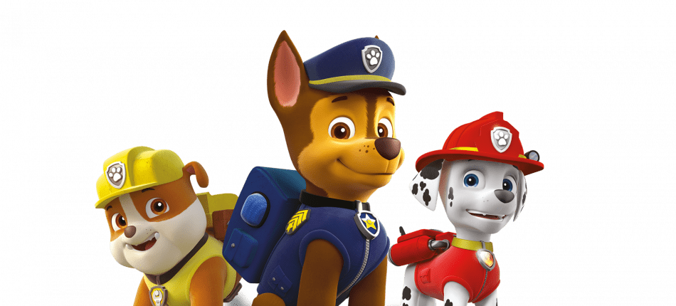Paw Patrol - Paw Patrol Chase Jumbo Sticker Favors Pk24 Party Supplies (950x430), Png Download