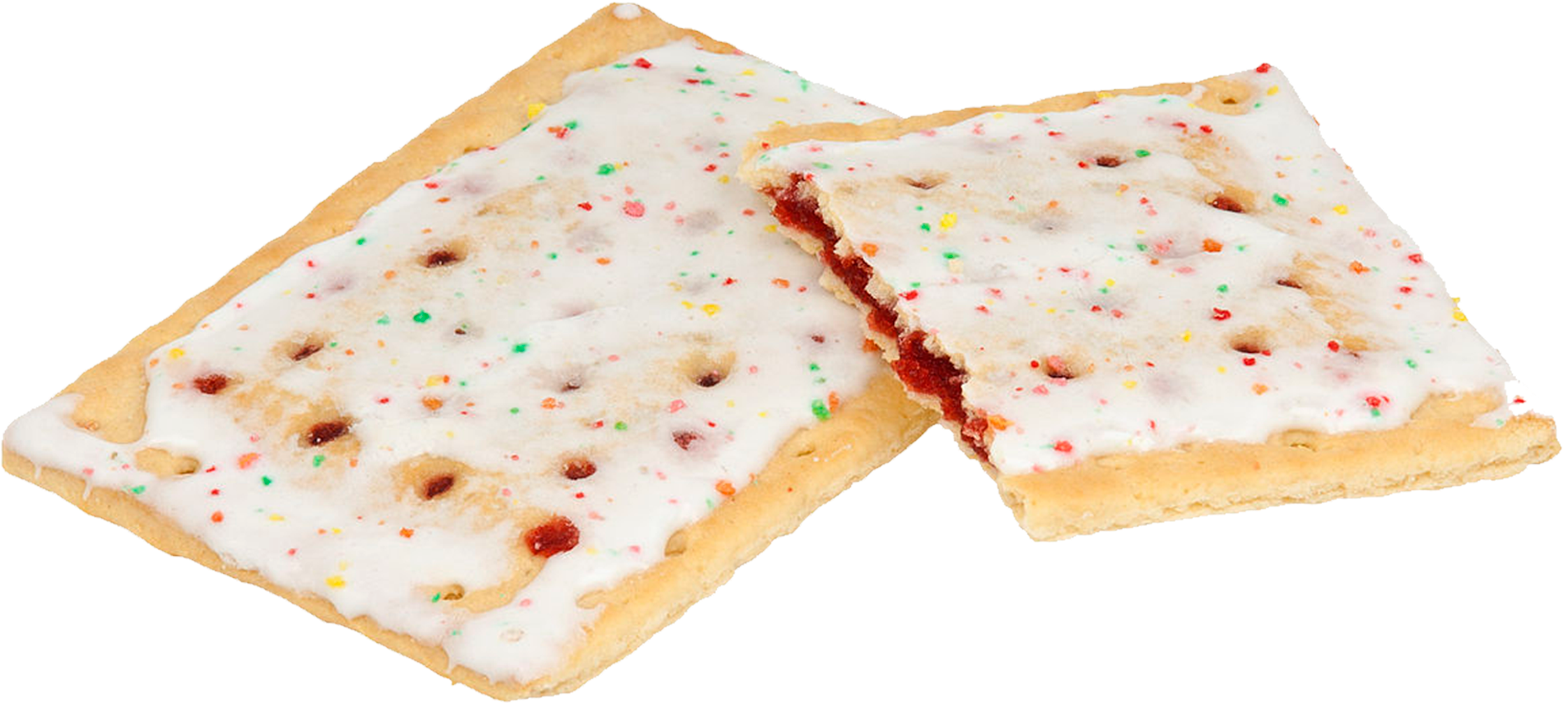 Home / Snack - Kellogg's Pop Tarts Baked With Real Fruit - Frosted (2363x2363), Png Download