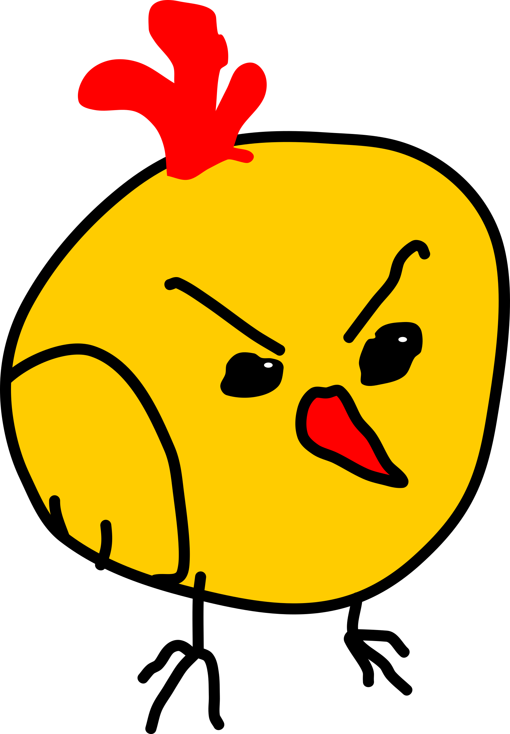This Free Icons Png Design Of Wicked Bird (1669x2400), Png Download