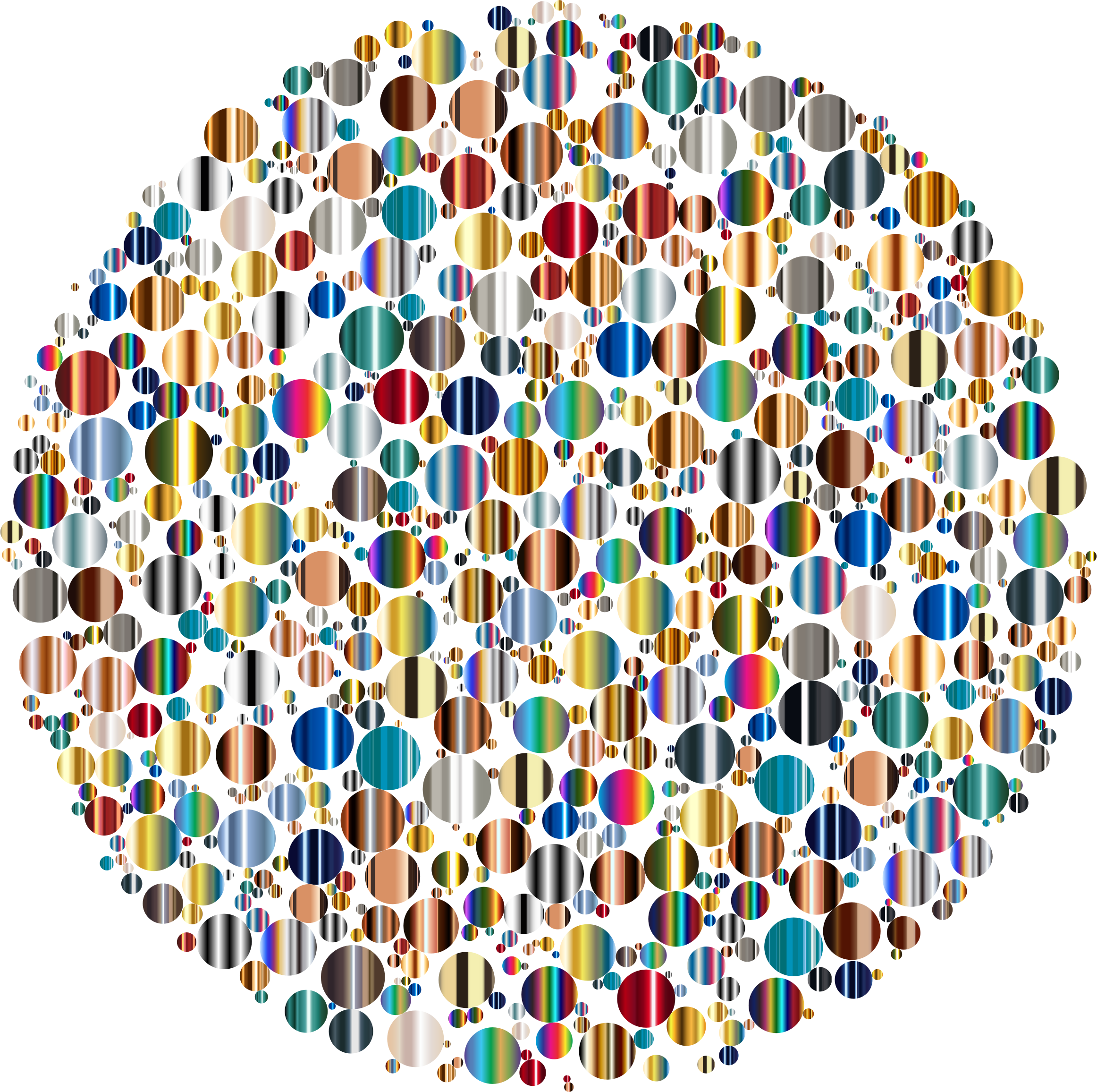 This Free Icons Png Design Of Colorful Circle Fractal (2324x2312), Png Download