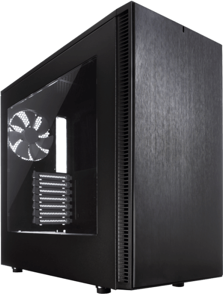 Fractal Design Define S Window Black - Fractal Design Define S Black Window Silent Atx Midtower (600x600), Png Download