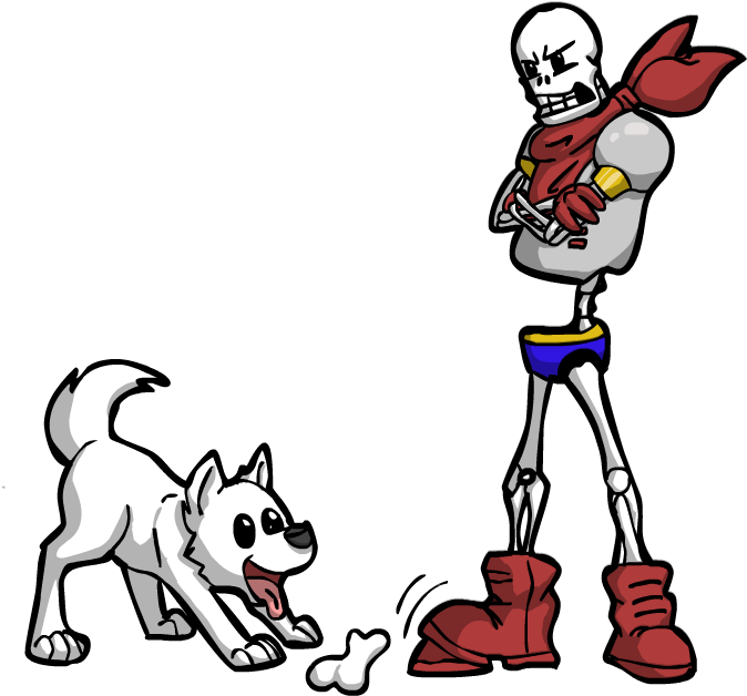 Papyrus Life Problems - Cartoon (750x650), Png Download