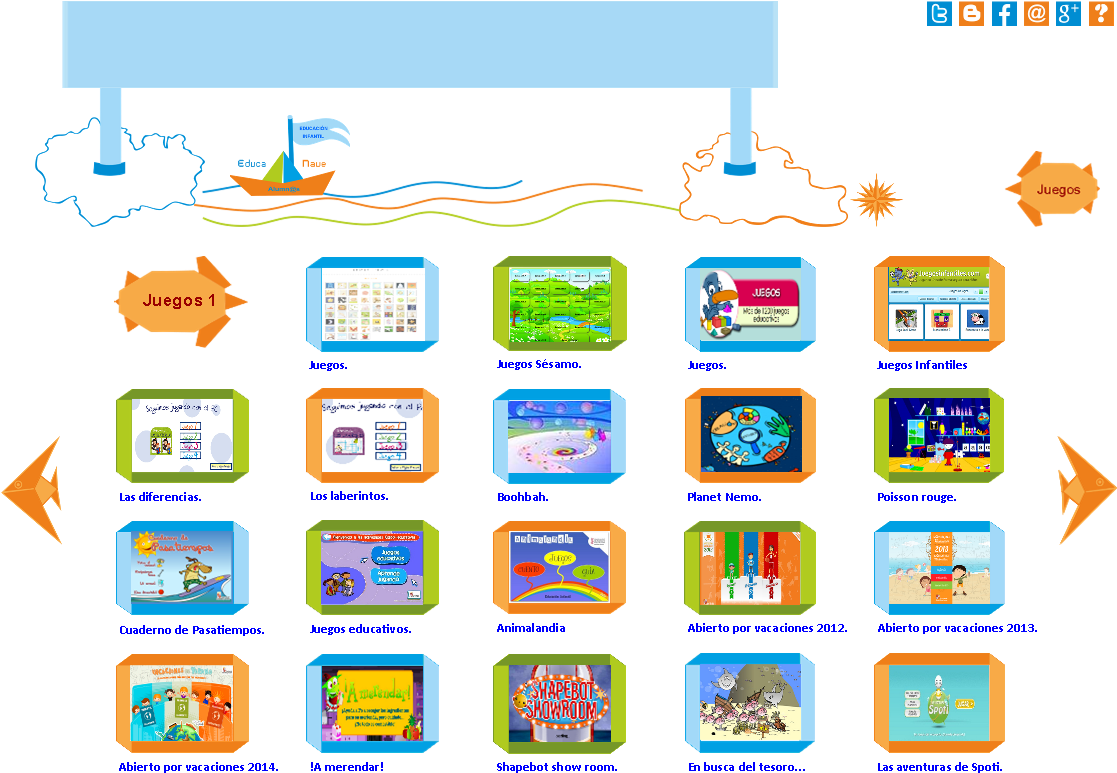 Juegos Interactivos Infantiles - Casa Educacion Infantil (1117x781), Png Download