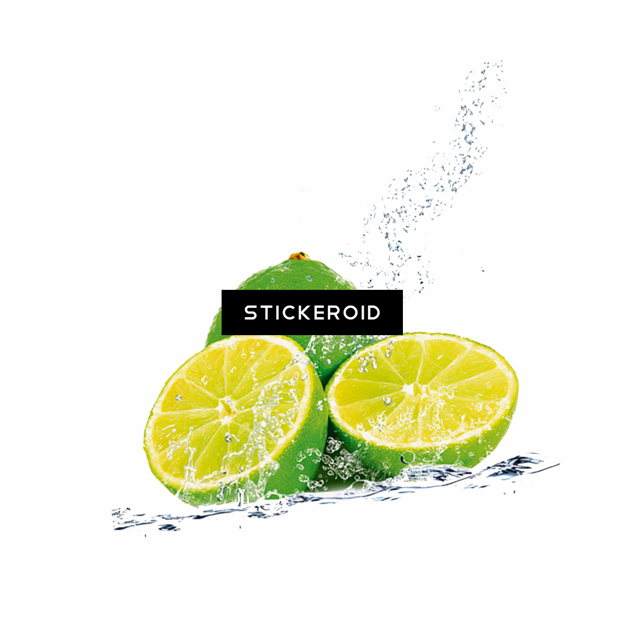 Lime Splash Lemon - Glasbilder - Artland Essen Früchte Kirschen Lemon Zitronen (1241x1242), Png Download