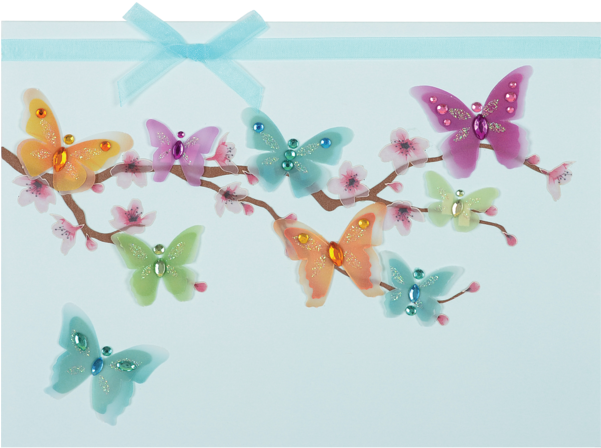 Papyrus Everyday Cards - Swallowtail Butterfly (600x600), Png Download