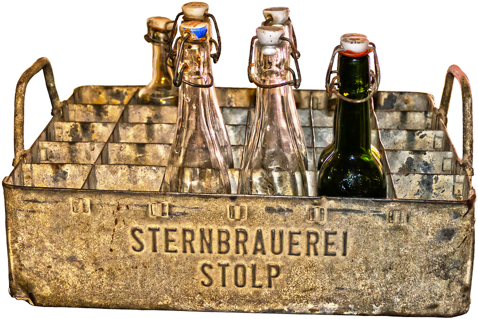 Beer Box, Metal Case, Bottle, Beer Bottles - Stern Brauerei Stolp (960x657), Png Download