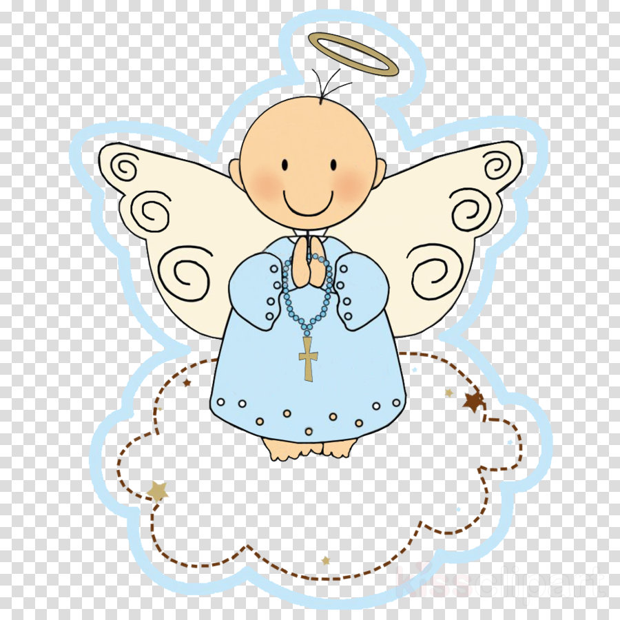 Angelitos Para Bautizo Clipart Baptism Angel First - Angeles Para Bautismo (900x900), Png Download