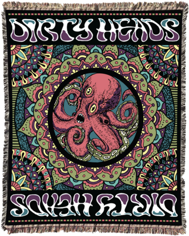 Octo Mandala Blanket - Blanket (600x600), Png Download