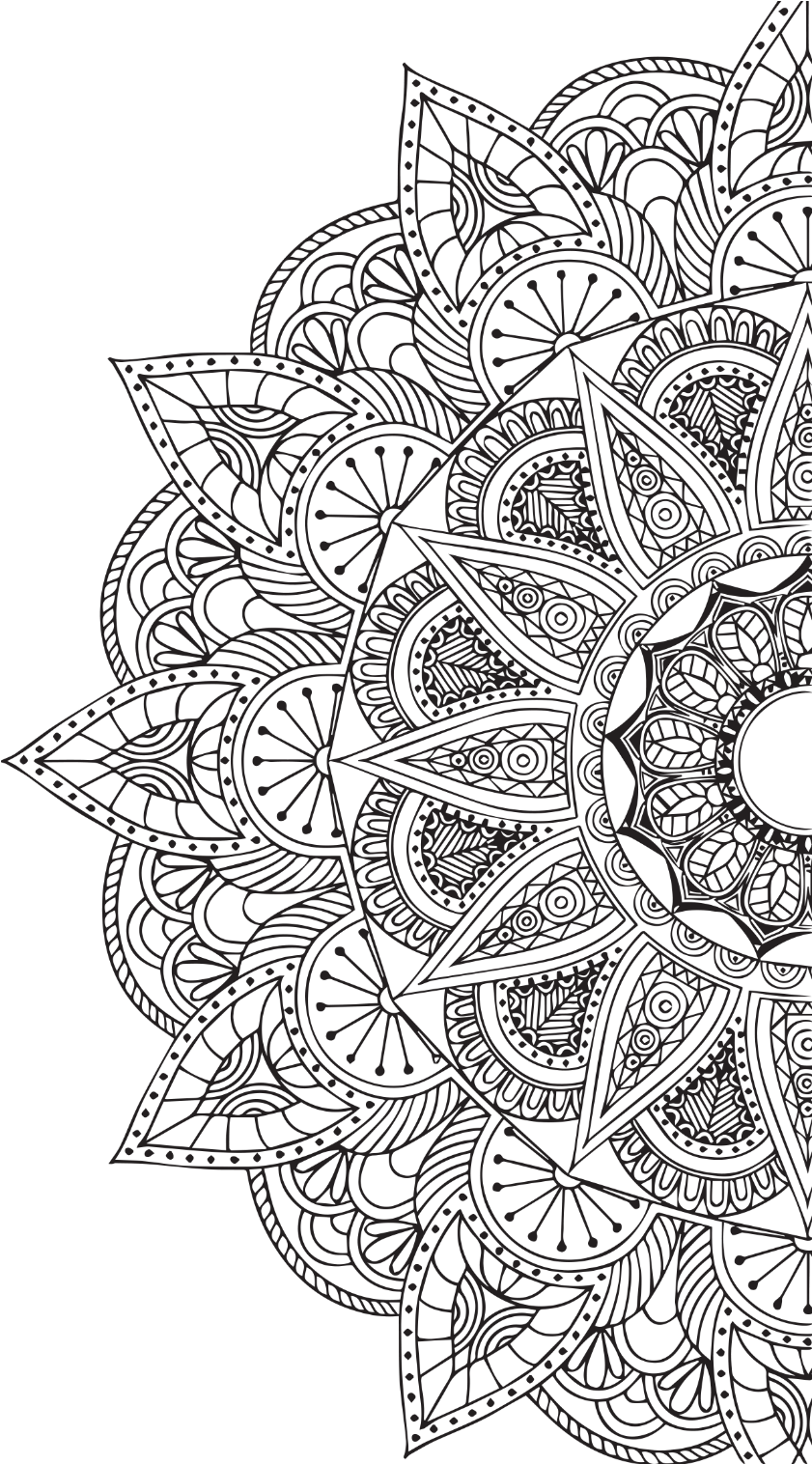 Mandala White Png Vector Black And White - Holistic Islam: Sufism